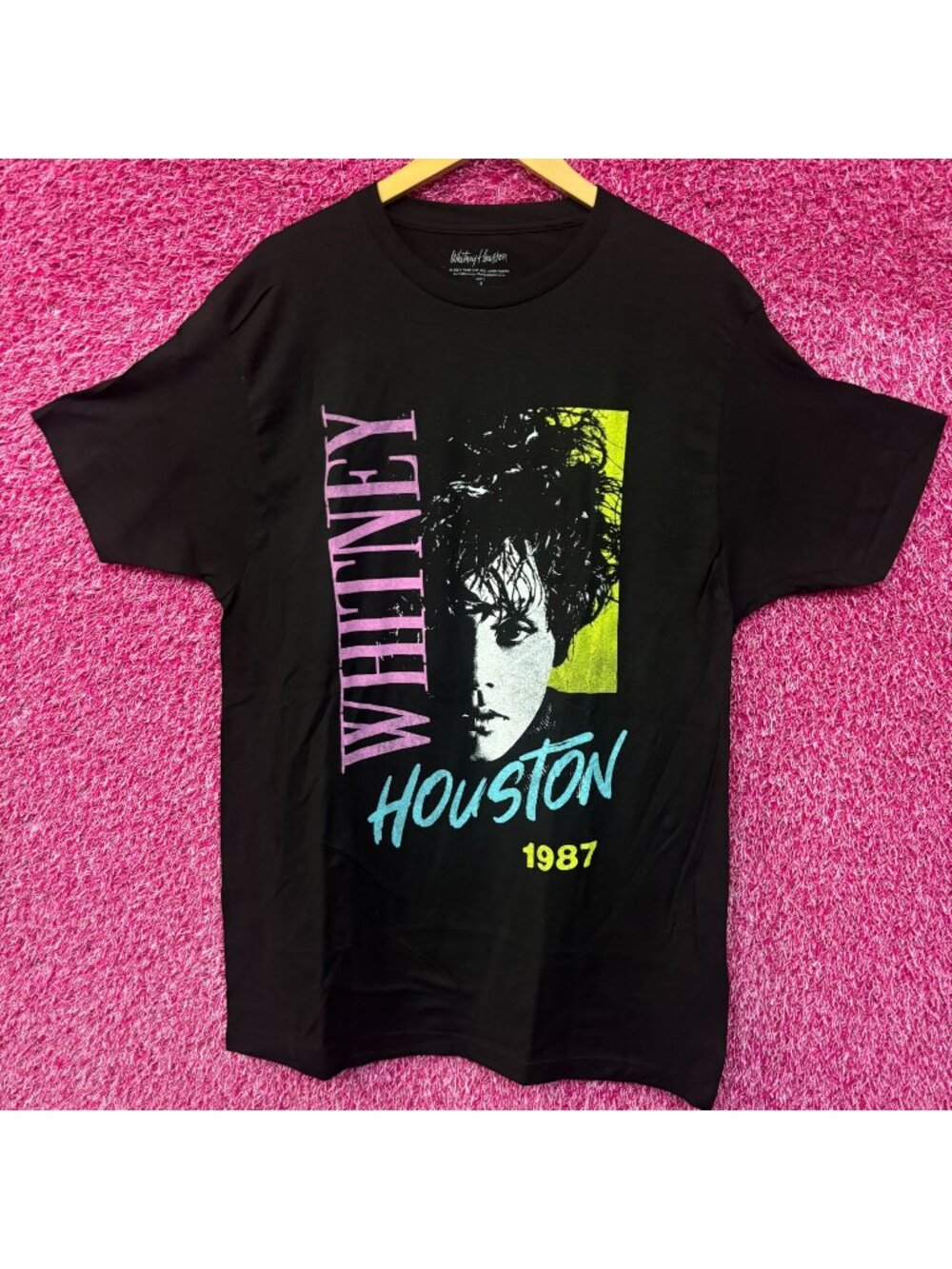 Whitney Houston 1987 oversized Music Tshirt size Small